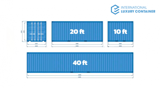 Phân biệt kích thước Container 20DC, 40DC, 40HC, 20RF, 40RH