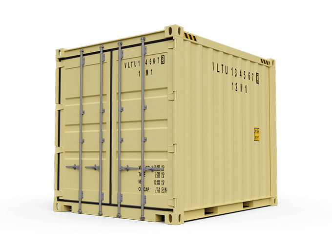 Container 10 feet có kích thước vừa phải, tiện dụng phù hợp cho khối lượng hàng tương đối