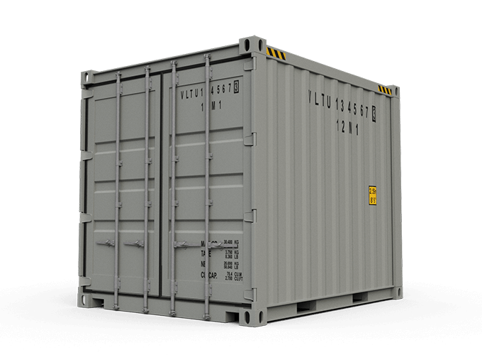 Container 10 feet chở được bao nhiêu tấn