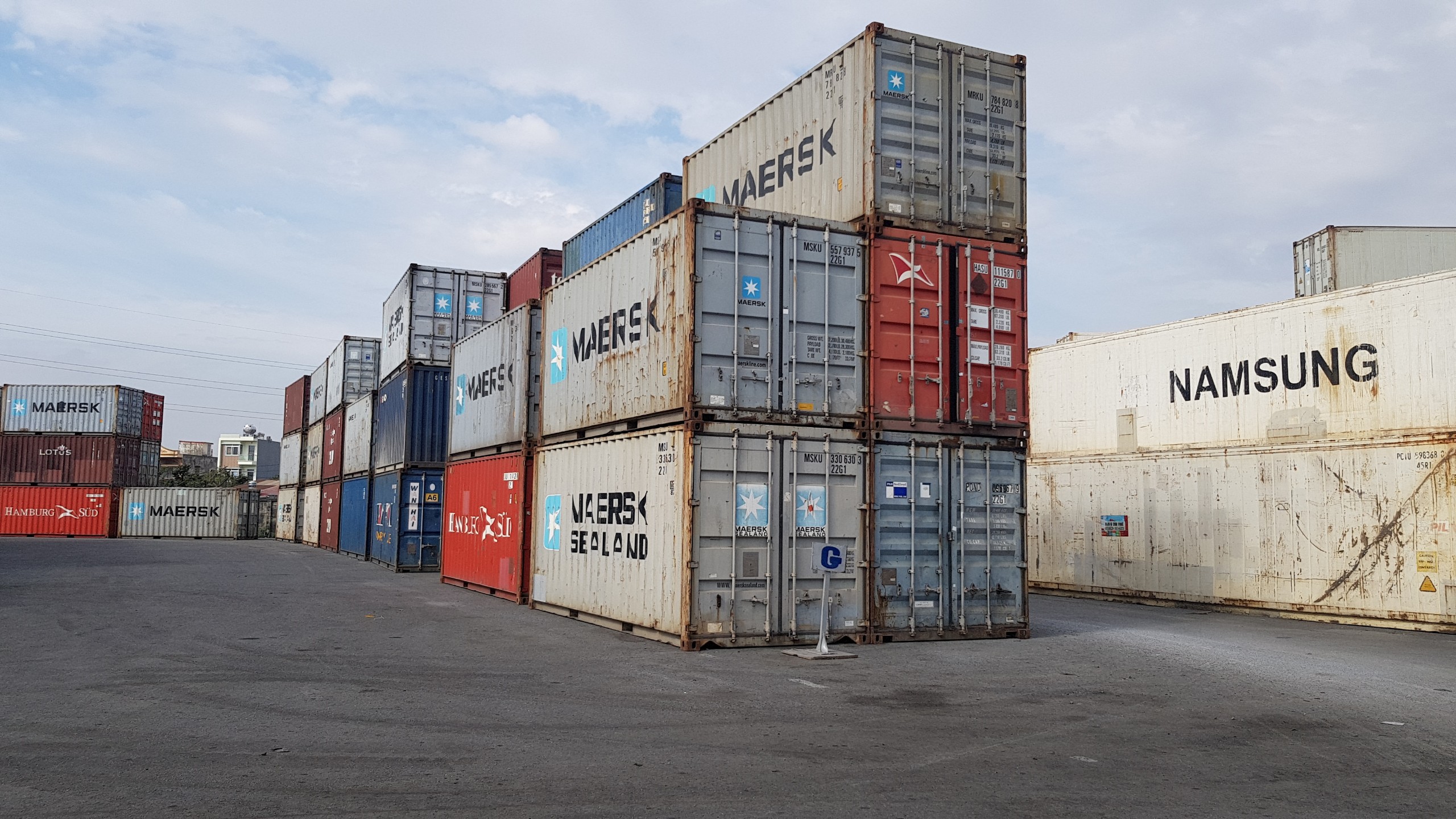 Cho thuê container 20 feet tại Hải Phòng